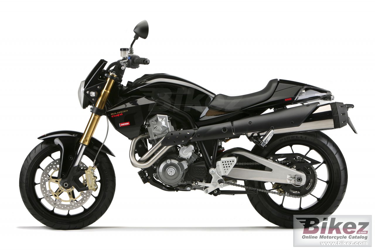 Big Derbi mulhacen cafe 659 picture and wallpaper from Bikez.com